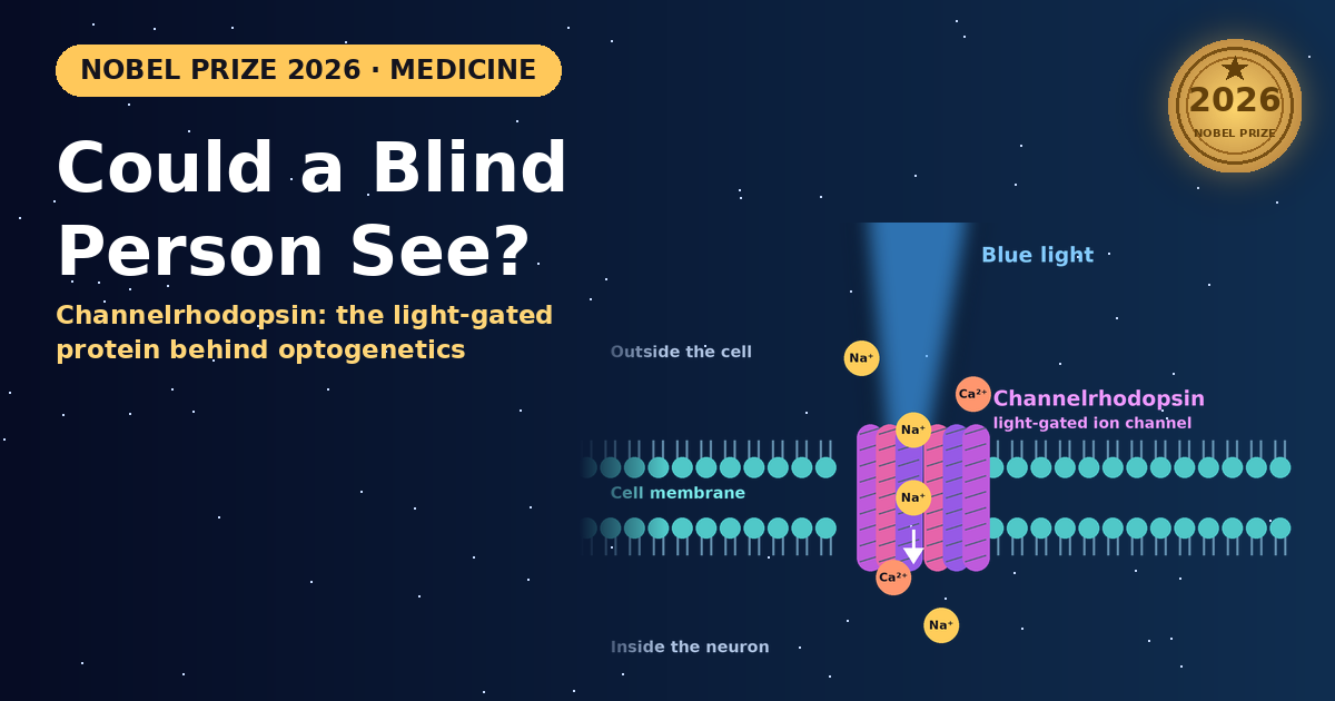 Could a Blind Person See Again in the Future? The Nobel Prize-Winning Protein Behind a Remarkable Breakthrough in Optogenetics